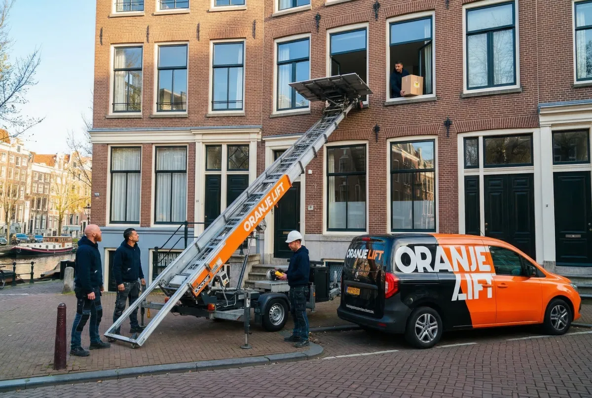 Aanhangerlift op locatie